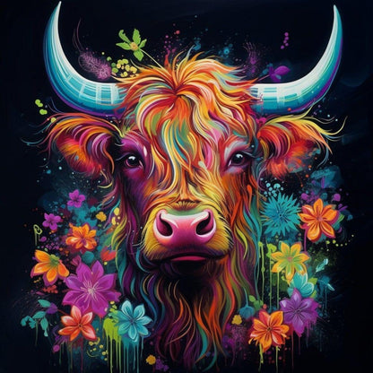 Highland Cow | Diamond Painting