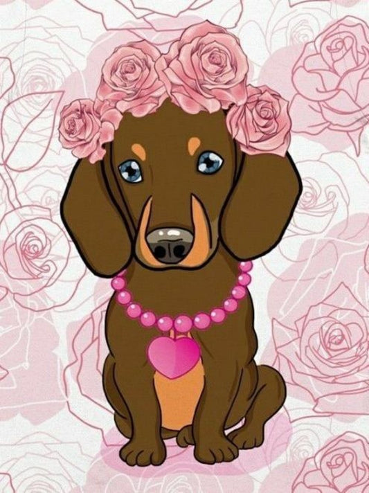 Dachshund Dog | Diamond Painting