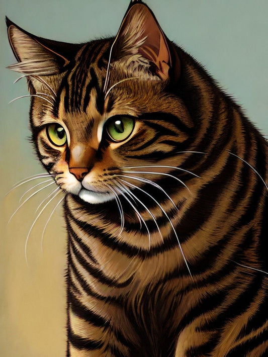 Tabby Cat | Diamond Painting