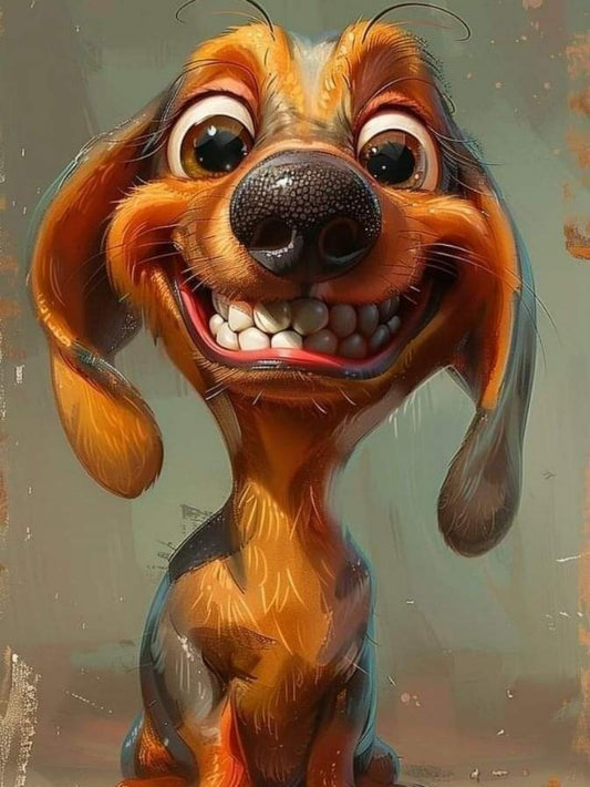 Dachshund Dog | Diamond Painting