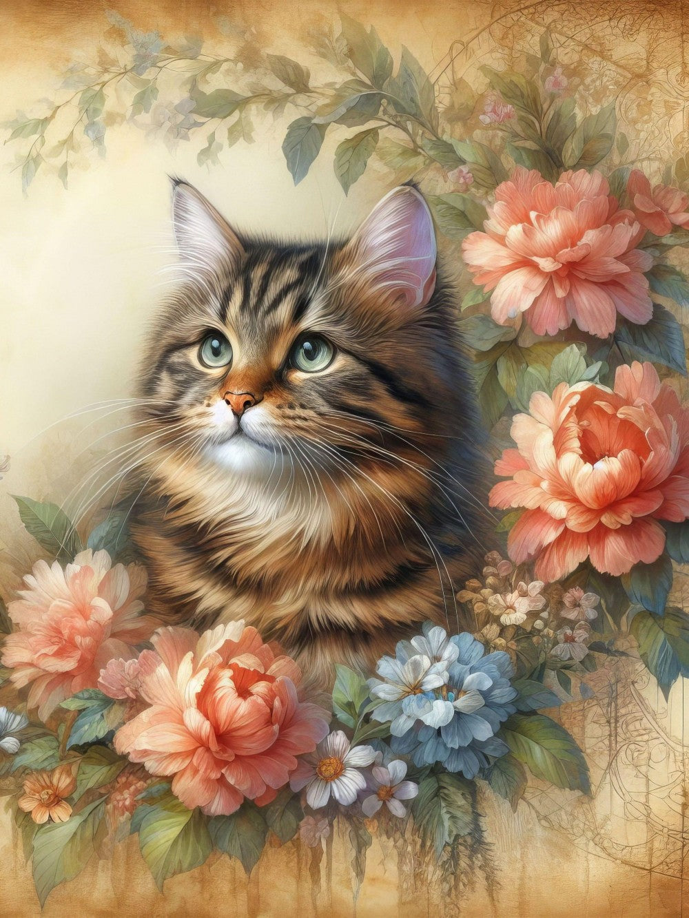 Tabby Cat | Diamond Painting