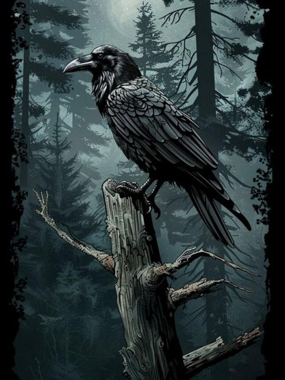 Crow | Diamond Painting