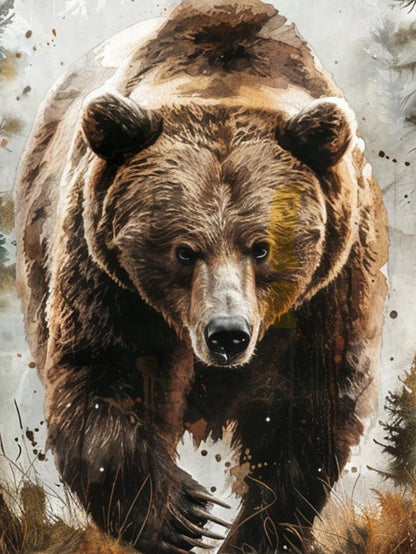 Brown Bear | Diamond Painting