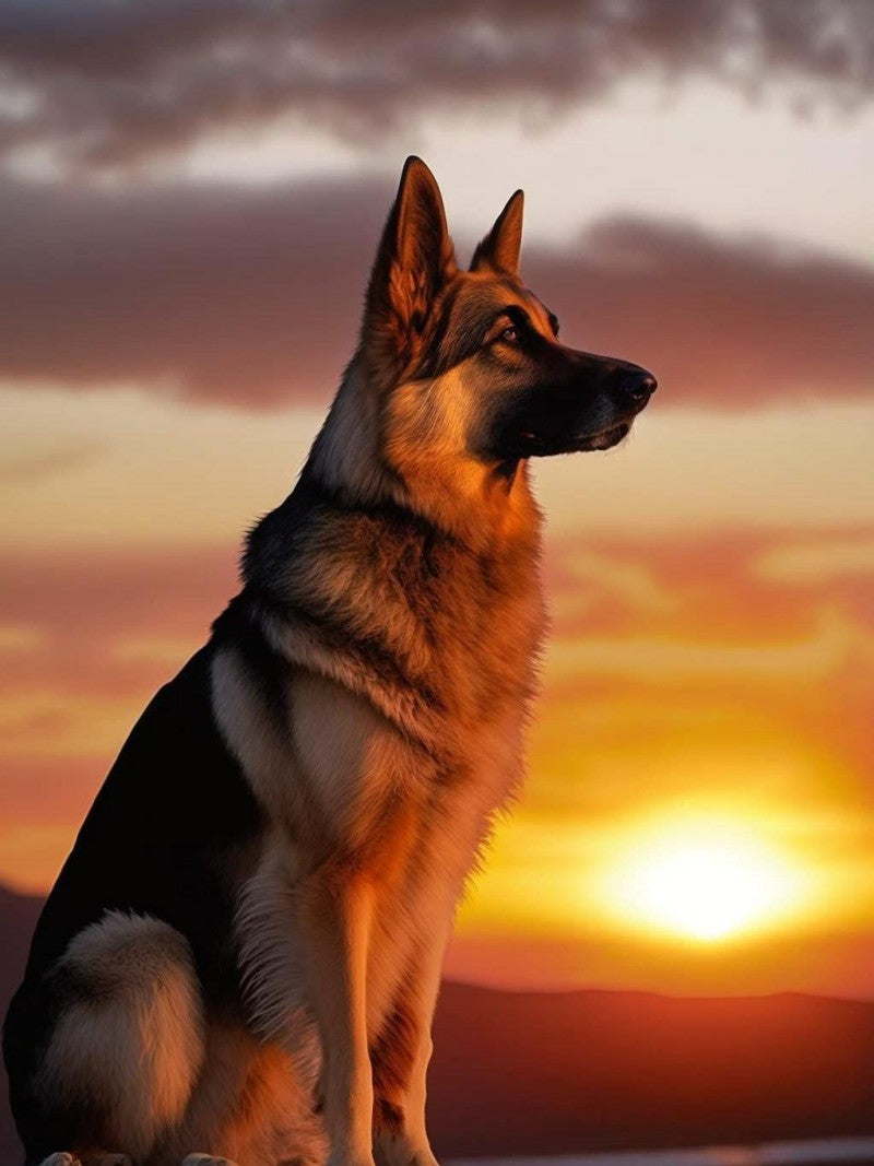 Dog German Shepherd | Diamond Painting