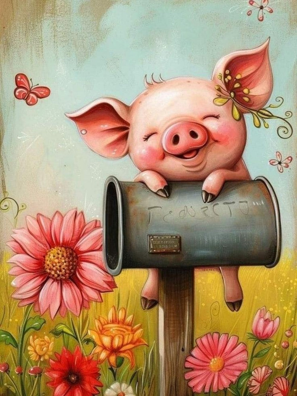 Pig | Diamond Painting