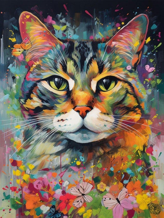 Tabby Cat | Diamond Painting