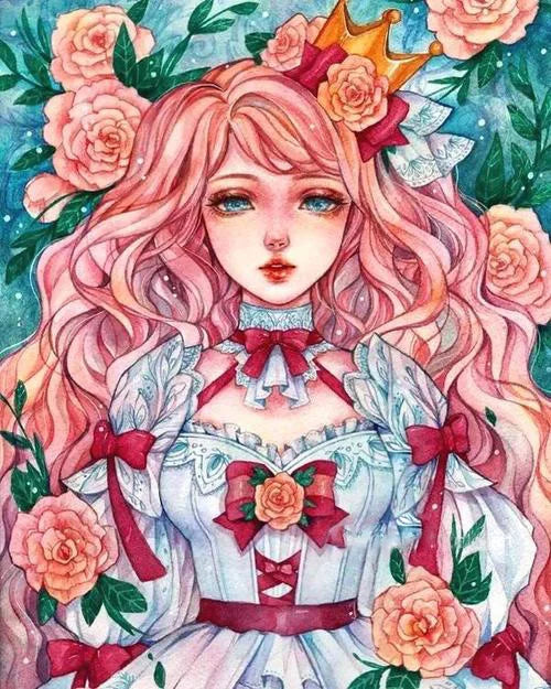 Beautiful Girl | Cross Stitch Embroidery