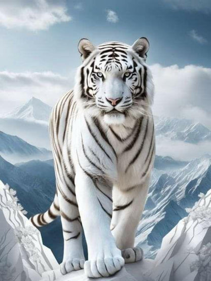 White Tiger | Diamond Painting