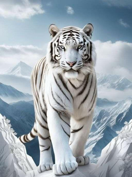 White Tiger | Diamond Painting