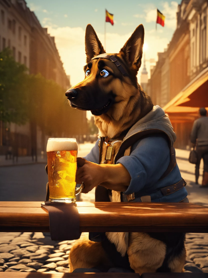 Dog German Shepherd | Diamond Painting