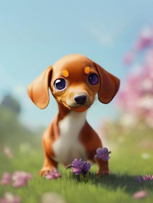 Dachshund Dog | Diamond Painting
