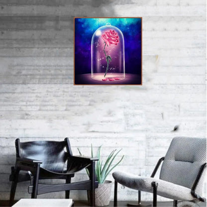 Pink Rose | Diamond Painting