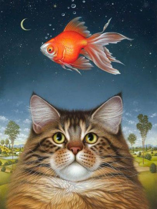 Cat Fish | Diamond Painting