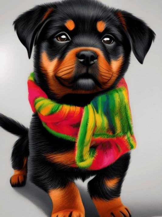 Rottweiler Dog | Diamond Painting