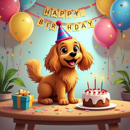 Cocker Spaniel Dog | Diamond Painting