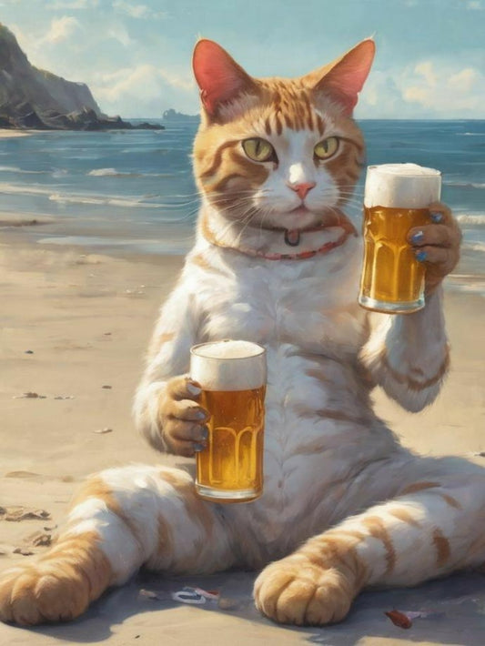 Drunk Cats | Diamond Painting