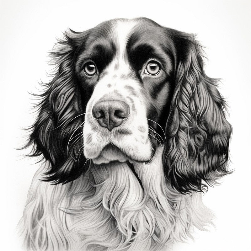 English Springer Spaniel Dog | Diamond Painting