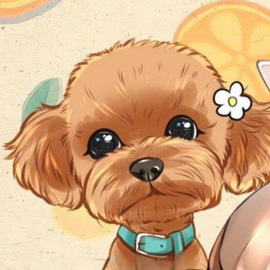 Poodle Dog | Diamond Painting