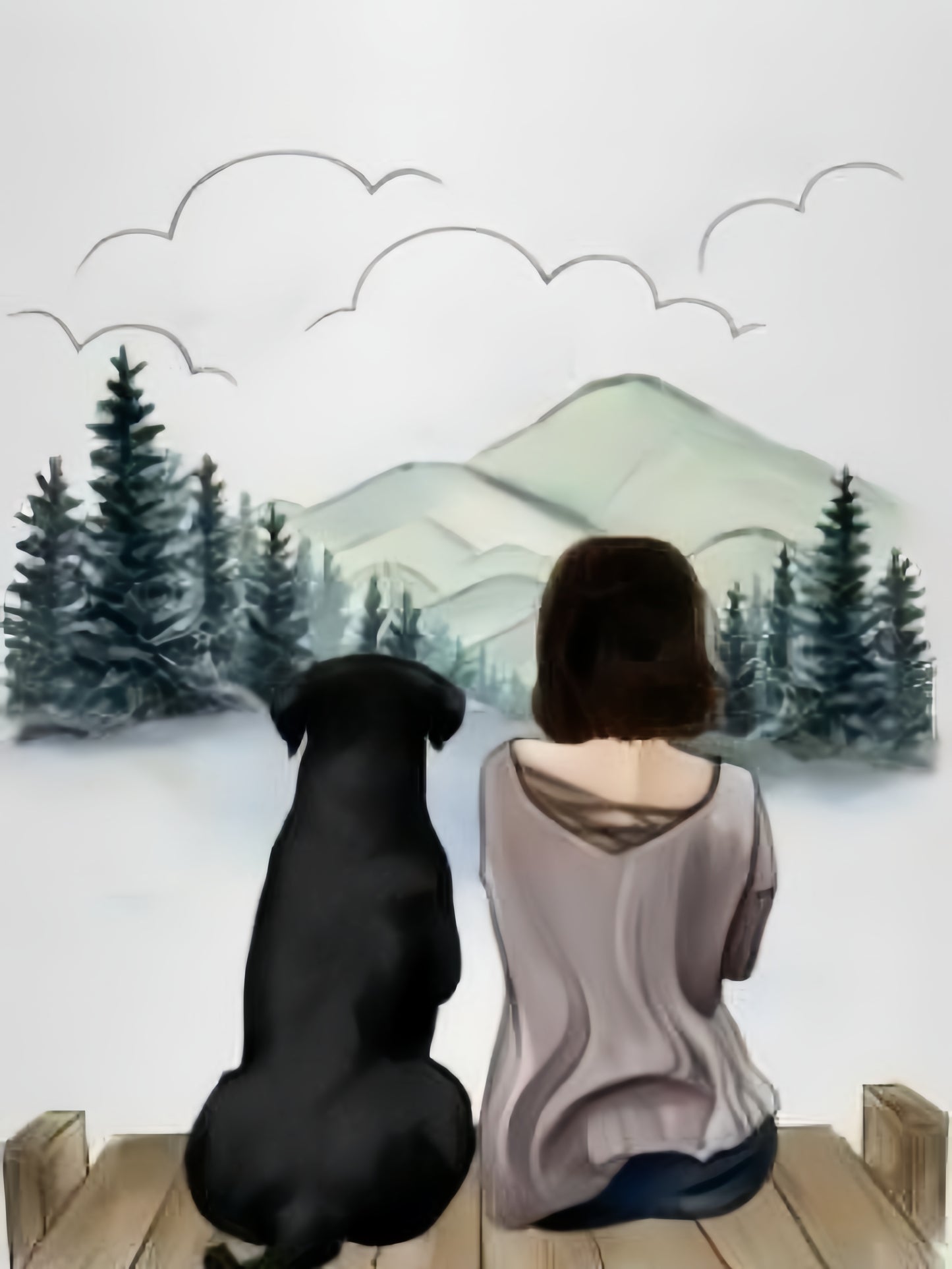 Black Labrador Dog | Diamond Painting