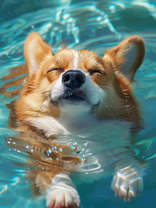 Underwater Dog | Diamond Painting