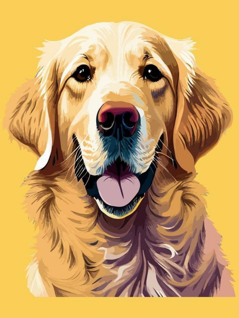 Golden Retriever Dog | Diamond Painting