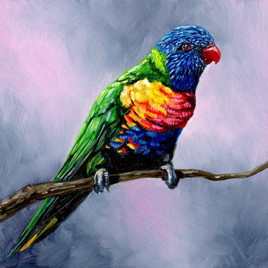 Rainbow Parrots | Diamond Painting