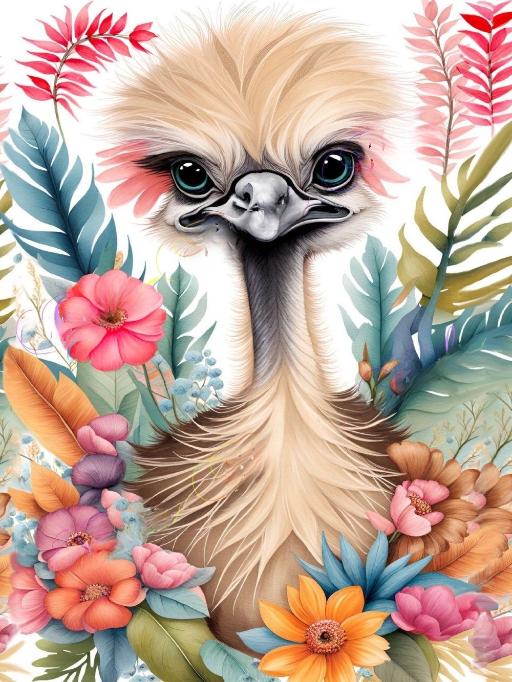 Ostrich | Diamond Painting