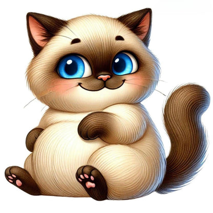 Siamese Cat | Diamond Painting