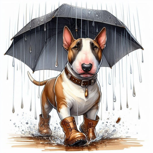 English Bull Terrier Dog | Diamond Painting