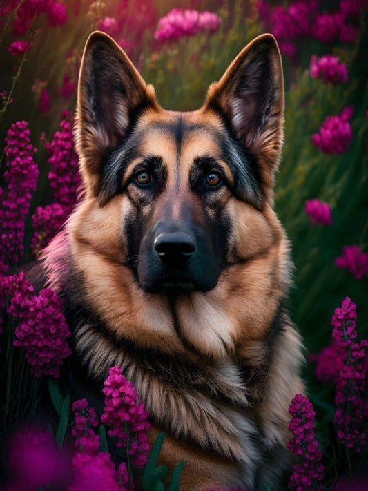 Dog German Shepherd | Diamond Painting