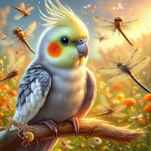 Cockatiel Parrot | Diamond Painting