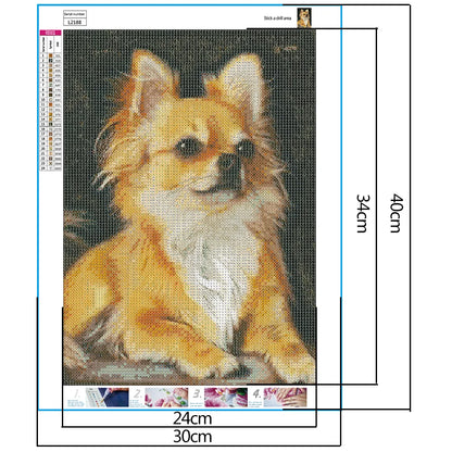 Sad Dog Chihuahua | Diamond Painting
