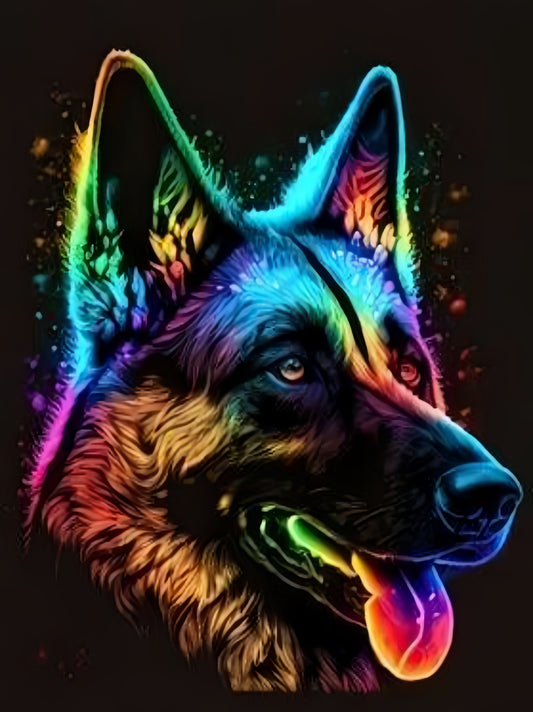 Dog German Shepherd | Diamond Painting
