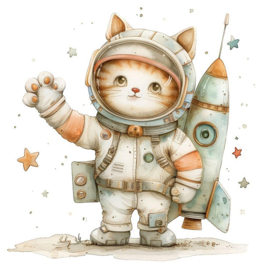 Cats in Space | Diamond Painting