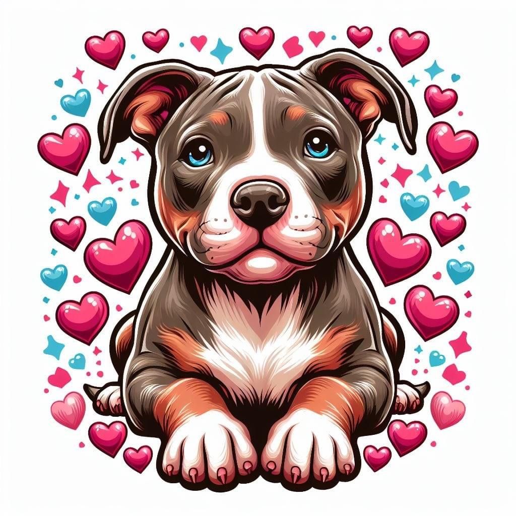 Pit Bull Dog | Diamond Painting