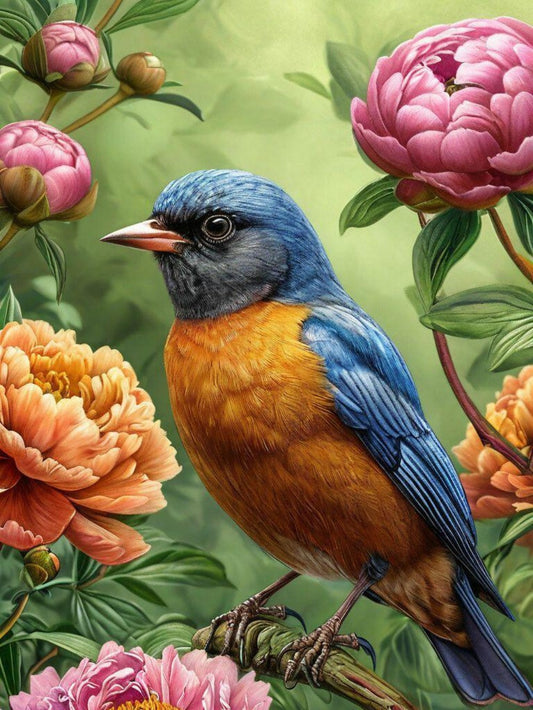 Birds and Flowers | Diamond Painting