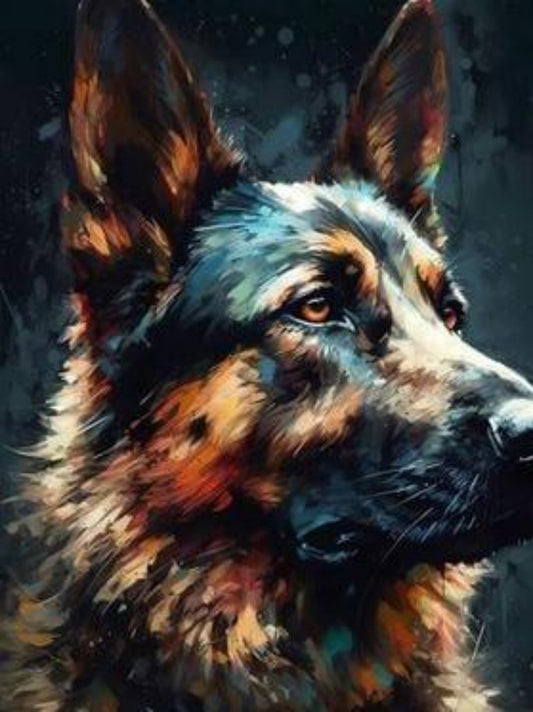 Dog German Shepherd | Diamond Painting