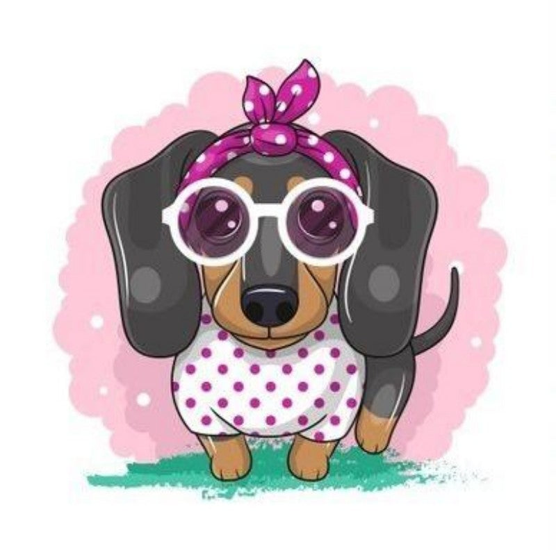 Dachshund Dog | Diamond Painting
