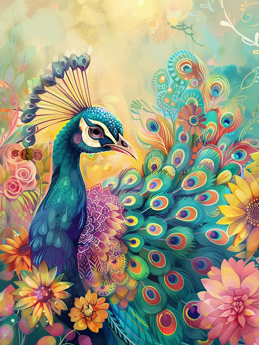 Peacock | Diamond Painting