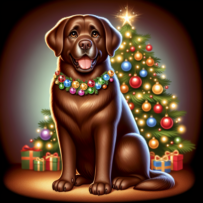 Christmas Dog | Diamond Painting