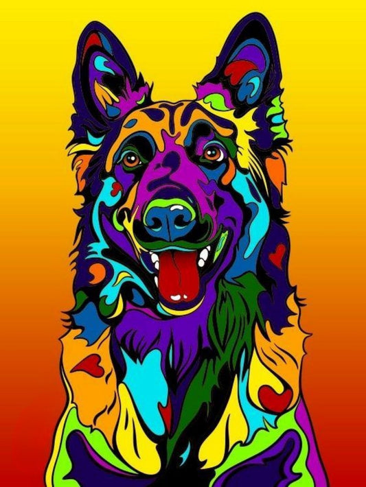 Dog German Shepherd | Diamond Painting