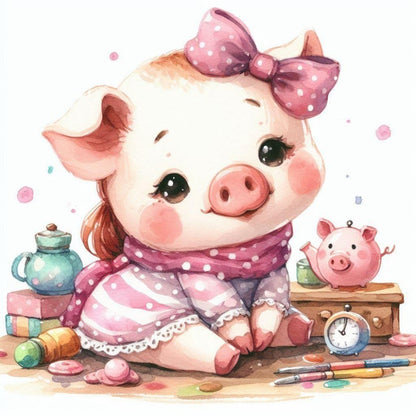 Pig | Diamond Painting