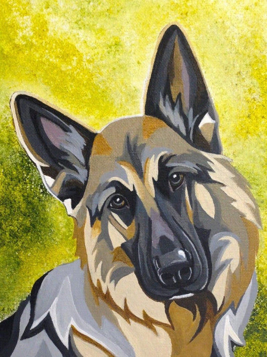 Dog German Shepherd | Diamond Painting