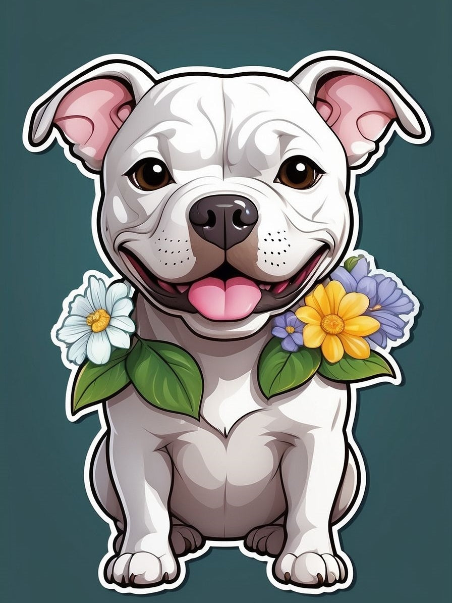 Pit Bull Dog | Diamond Painting