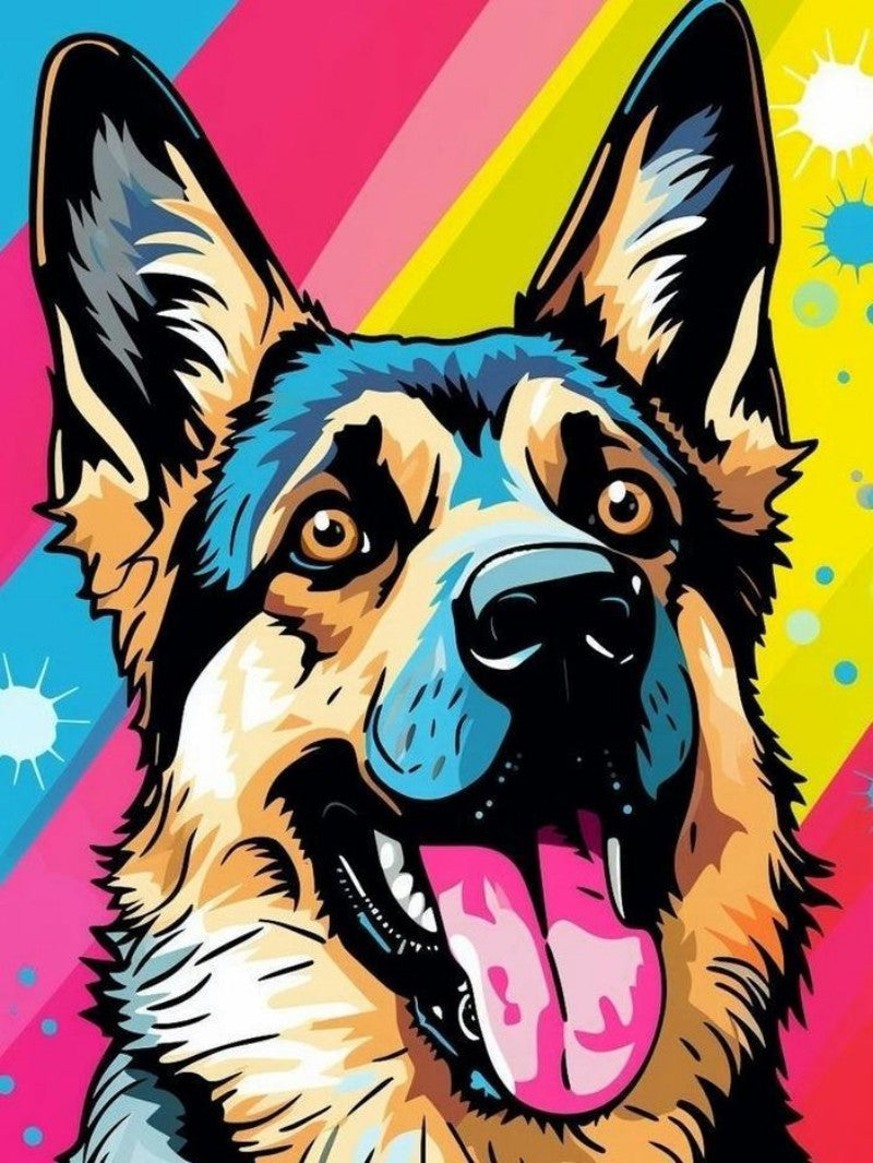 Dog German Shepherd | Diamond Painting