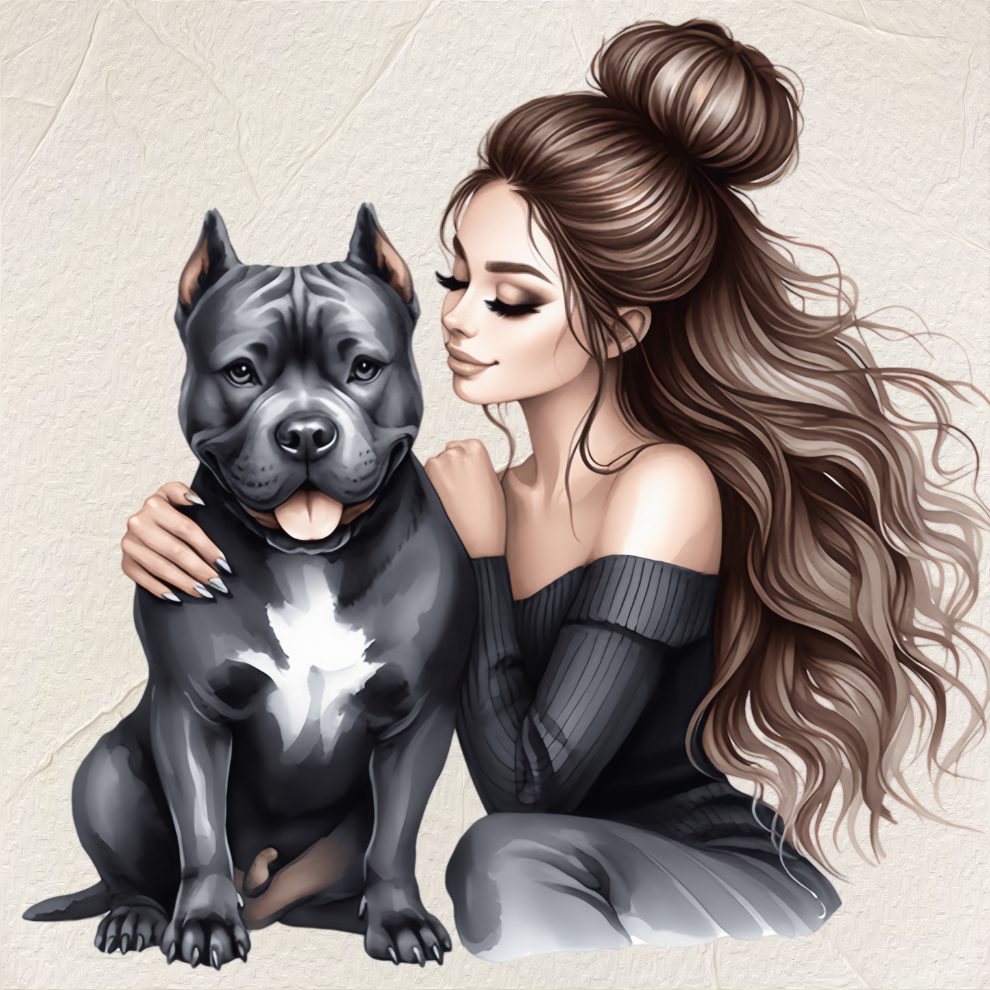 Pit Bull Dog | Diamond Painting