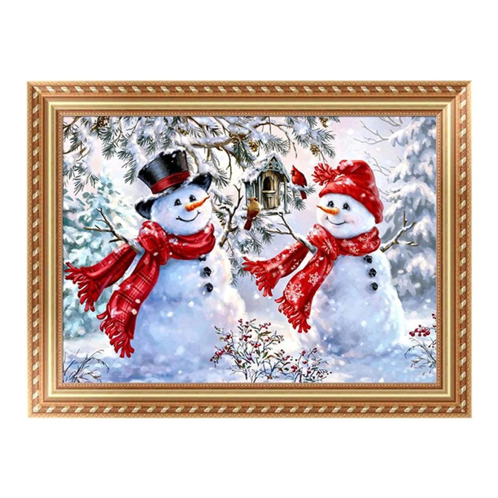 Two Snowmen | Diamond Painting