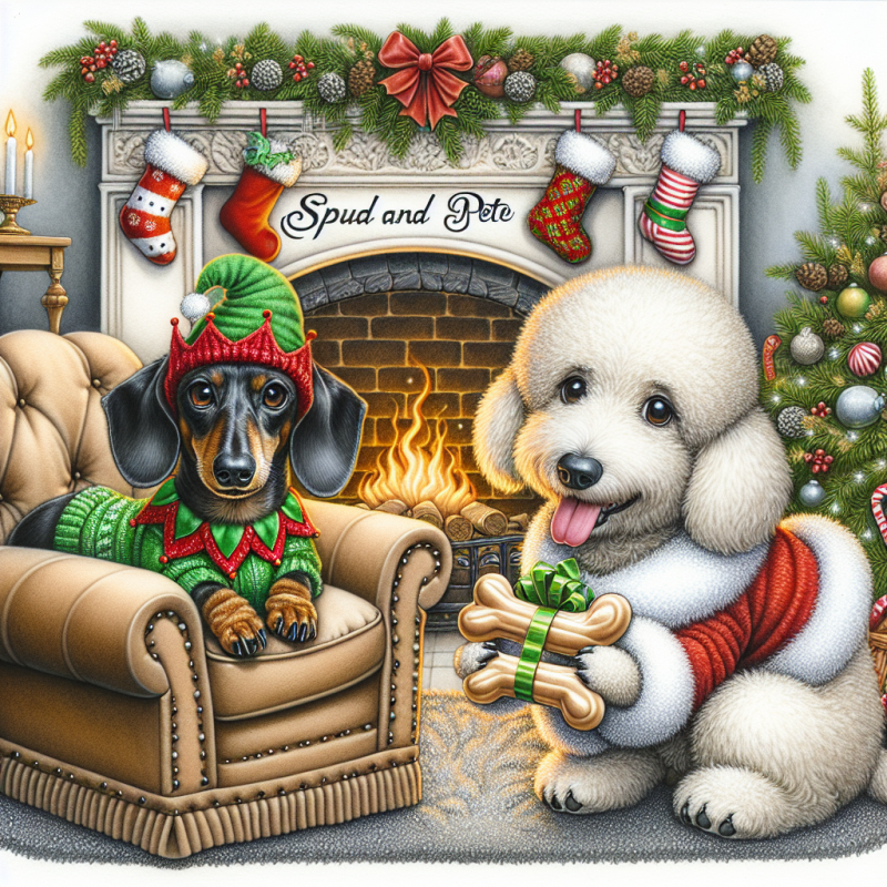 Christmas Dog | Diamond Painting