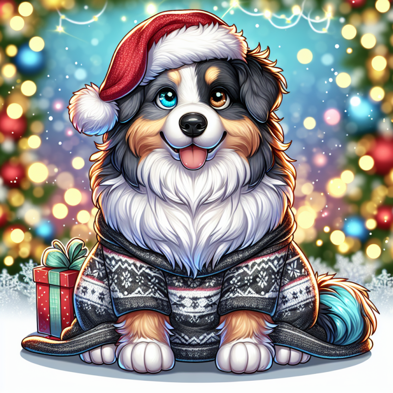 Christmas Dog | Diamond Painting