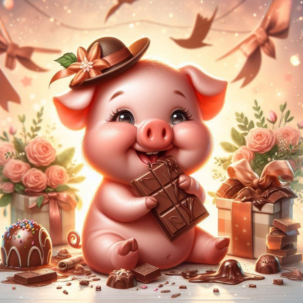 Pig | Diamond Painting